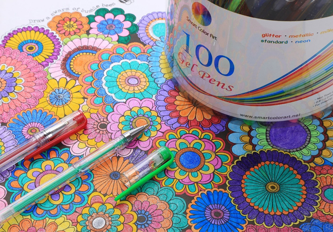 Amazon: Smart Color Art 100-Pack Gel Pens JUST $16.99 (Regularly $59)