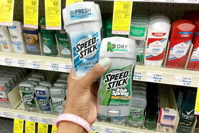 Speed Stick Deodorant JUST 5¢ each at CVS (Regularly $3.39)