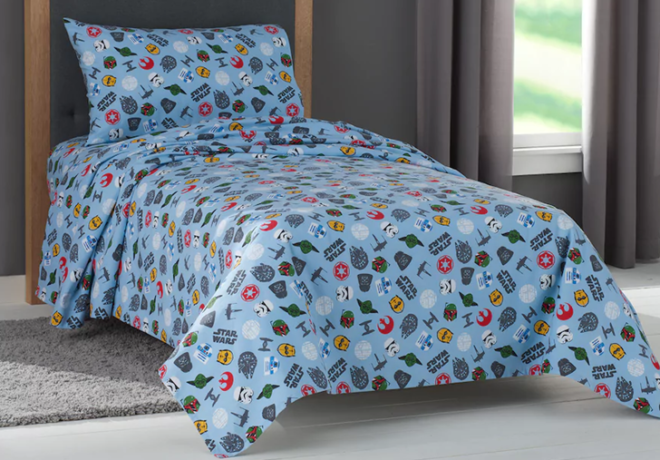 Star Wars Flannel Sheet Set ONLY $6.99 (Regularly $50) + FREE Shipping at Kohl’s
