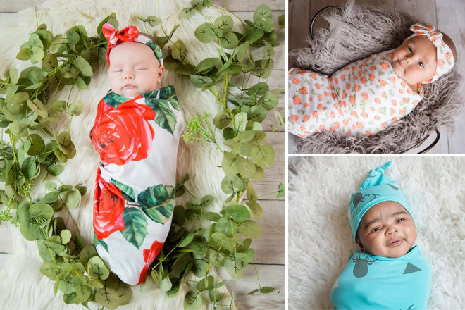 Swaddle Sack & Headband JUST $11.99 (Regularly $35) - 15 Styles To Choose From!