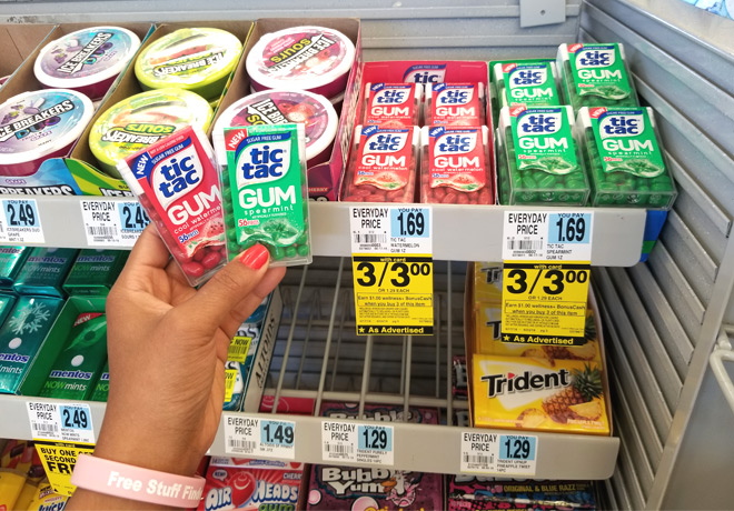 Tic Tac Single Pack Gum JUST 50¢ Each at Rite Aid (Regularly $1.69!)