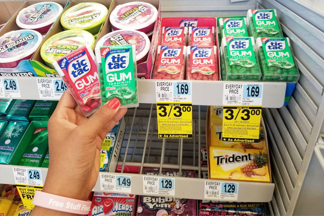 Tic Tac Gum or Mints JUST 16¢ at Rite Aid (Regularly $1.69)