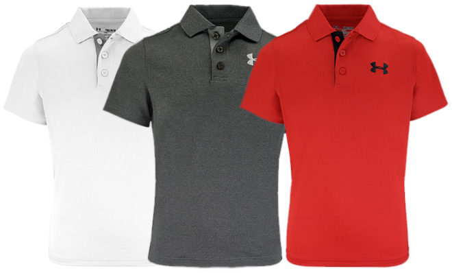 Under Armour Boys Match Play Polo Shirts Just $14.50 + FREE Shipping