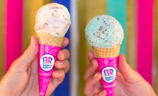 Baskin-Robbins: Buy One Cone Get One for JUST 99¢ (Today ONLY)