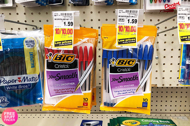 Kroger: FREE Bic Cristal Pen Packs