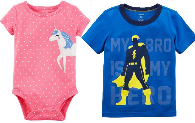 Carter’s & OshKosh Tees Starting at ONLY $2.99 (Regularly $5) - Today Only!