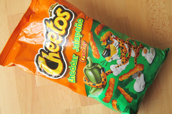 Cheetos Crunchy Cheddar Jalapeño 40-Count Cheese Snacks for Just $9.61 (24¢ per Bag!)