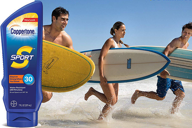 Coppertone Sport Sunscreen Lotion SPF 30 Only $5.26 + FREE Shipping