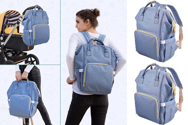 Sable Diaper Bag Backpack with Changing Pad JUST $16.99 + FREE Shipping (Reg $30)