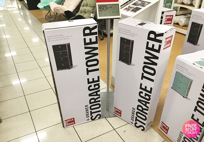 Rolling Storage Towers ONLY $29.74 (Regularly $79.99) + FREE Shipping at Kohl's