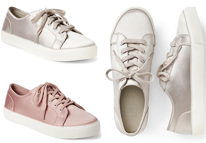 SO CUTE! GAP Women’s Satin Sneakers for Only $14.99 (Regularly $60)