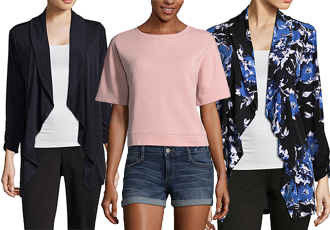 Up to 70% Off Women’s Sweatshirts & Cardigans at JCPenney - Starting at $6.99!