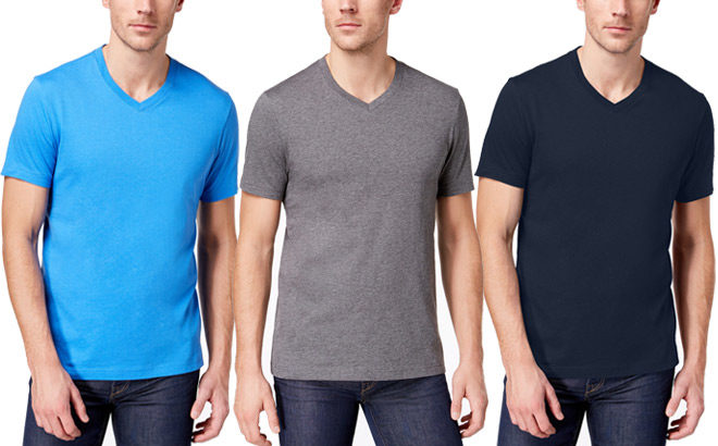 Club Room Men's V-Neck Tees Starting at JUST $5.73 + FREE Shipping (Reg $19.50)