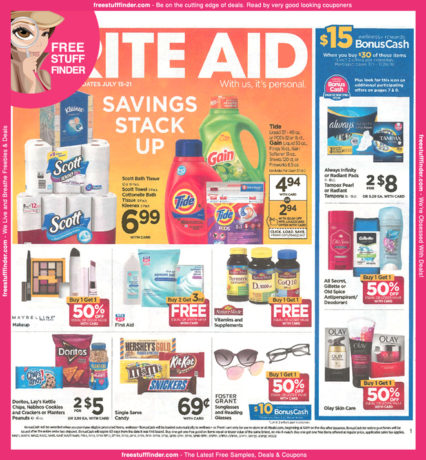 *HOT* Rite Aid Ad Preview (Week 7/15 – 7/21)