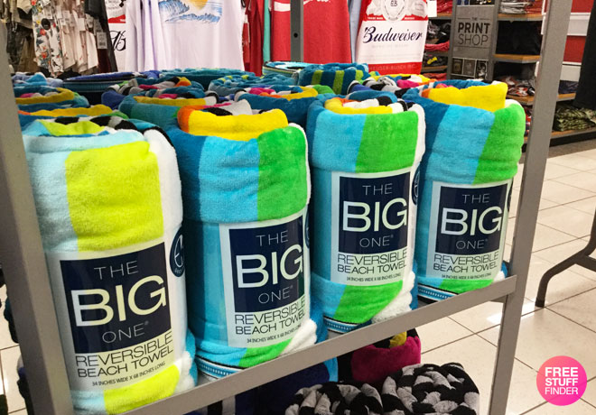 Kohl's: Big One Beach Towels ONLY $5.95 Each + FREE Pickup (Reg $20) - Today Only!