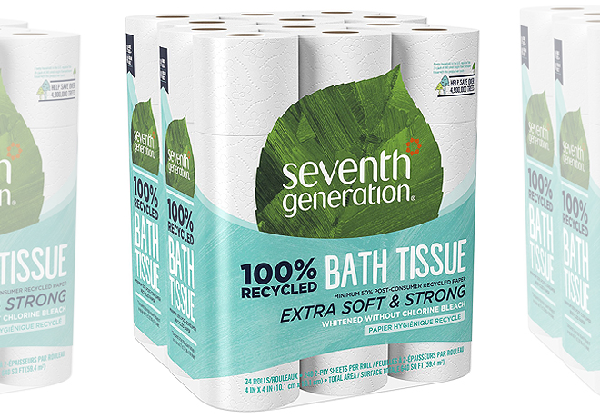 Amazon: Seventh Generation 48-Count Toilet Paper $14.95 + FREE Shipping (31¢ per Roll)