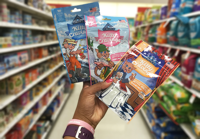 *HOT* Blue Buffalo Kitty Cravings Cat Treats for JUST 69¢ at Target (Regularly $2)