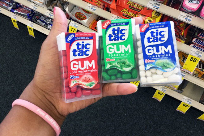 Tic Tac Gum for JUST 41¢ at CVS (Regularly $1.69) - Print Your Coupons Now!