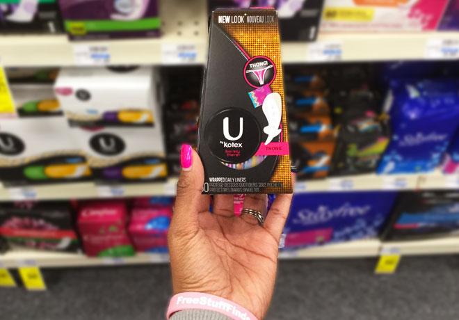 U by Kotex Liners 50-ct for ONLY $1.49 Each at CVS (Regularly $5)