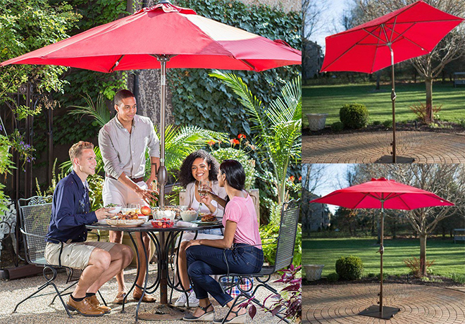 Amazon: Patio Table Umbrella ONLY $39 (Reg $53.99) + FREE Shipping - Today Only