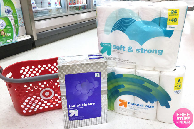 Up & Up 24-Pk Bath Tissue & 8-Pk Paper Towels ONLY $4.78 at Target (Reg $9.19)