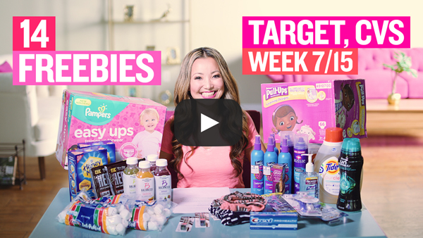 VIDEO: 14 Freebies & Deals at Target & CVS This Week (7/15 – 7/21)