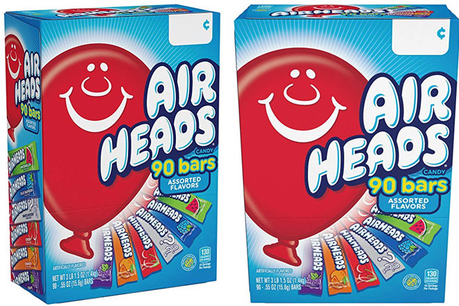Amazon: Airheads Bars 90-Count Variety Pack ONLY $8.43 + FREE Shipping (9¢ Each!)