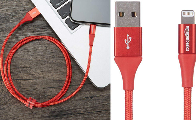 Amazon Prime: AmazonBasics Braided Nylon Charging Cable Just $9.09 + FREE Shipping