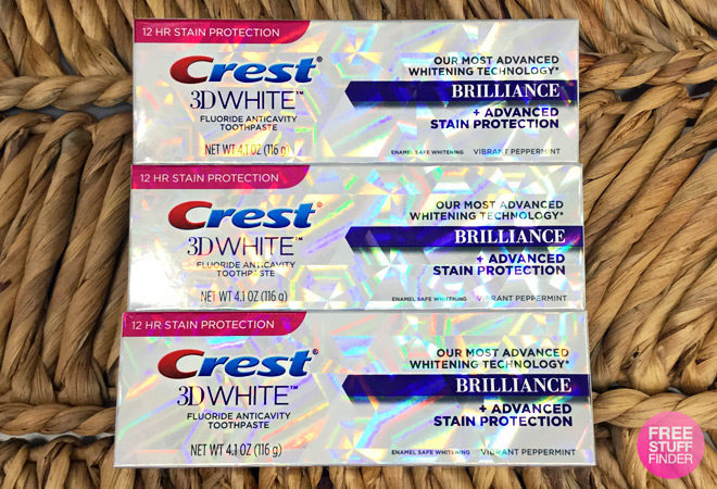 20% Off 3D White Brilliance Toothpaste 2-Pack at Amazon ($4.82 per Tube!)