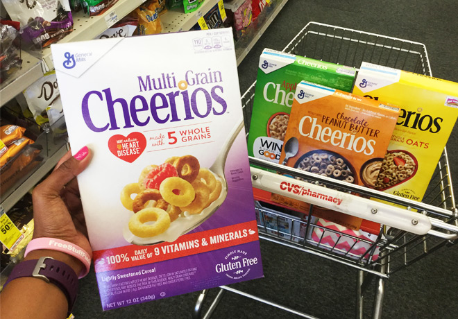 Cheerios Cereal Only $1.49 at CVS (Regularly $5) - Print Coupons Now!