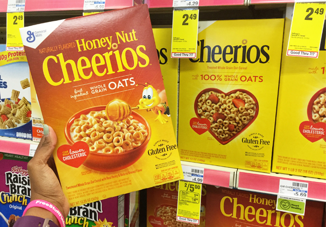 Cheerios Cereal Only $1.50 at CVS (Reg $5) - Print Coupons Now!