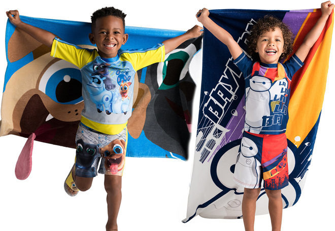 Disney Store: Personalizable Disney Kids Beach Towels Only $5.39 (Reg $17)