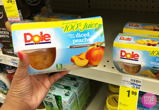 Dole Fruit Bowls 4-Pack Just $1.49 at CVS (Just 37¢ per Bowl) - Print Coupon Now!