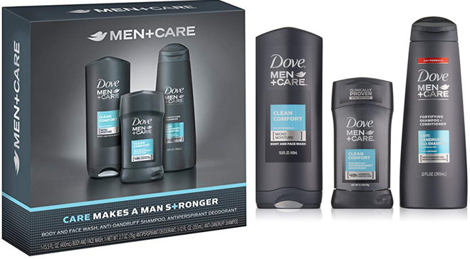 Amazon: Dove Men+Care 3-Piece Gift Set ONLY $7.05 + FREE Shipping