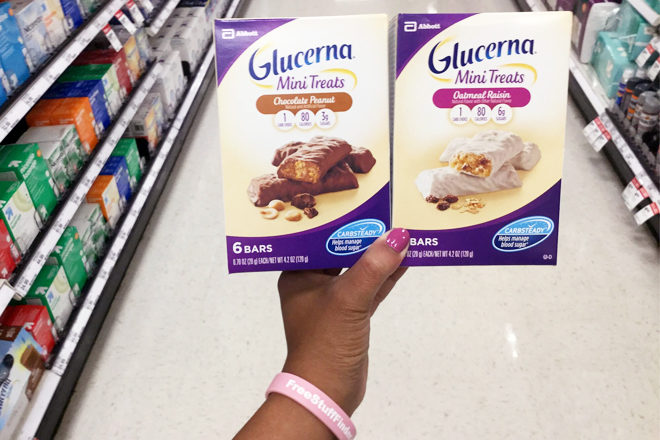 Glucerna Mini Treat Bars 6-Pack Only 96¢ at Target (Regularly $4.29)