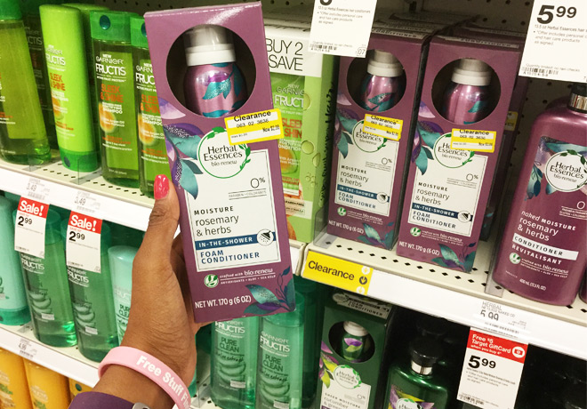 FREE FOUR Herbal Essences Bio:renew Foam Conditioners at Target (Clearance Find!)