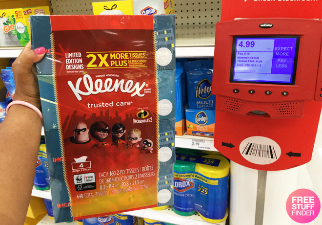 Kleenex Disney Incredibles 4-Pack Only $4.49 or Just $1.12 per Box at Target (Print Now!)