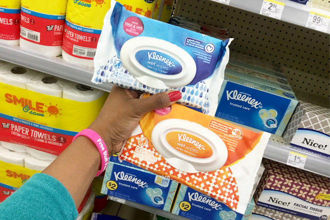 Kleenex Wet Wipes Just 49¢ Each at Walgreens - Regularly $2 (Print Now!)