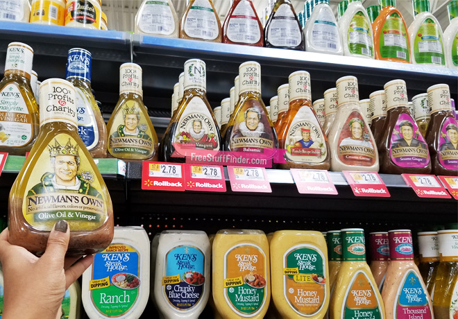 Newman’s Own Salad Dressing ONLY 78¢ at Walmart (Regularly $3) - Print Now!