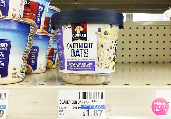 CVS: Quaker Overnight Oats Single Cups for JUST $1 Each - No Coupons Needed!