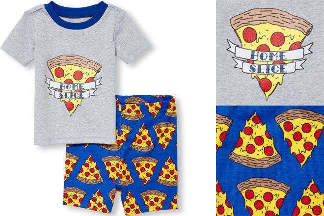 The Children's Place Homeslice Pizza PJ Set Just $4.48 + FREE Shipping (Regularly $15)