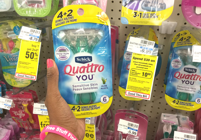 Schick Disposable Razors ONLY $2.49 at CVS (Regularly $10) - Print Now!