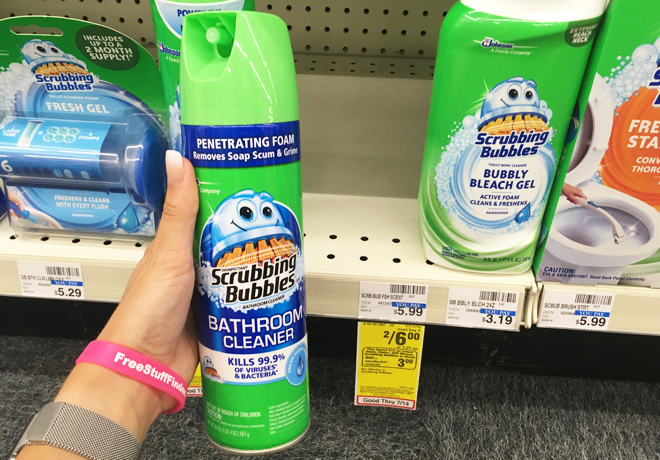 *HOT* Scrubbing Bubbles Bathroom Cleaners Only $1.87 at CVS (Regularly $6) - Print Now!