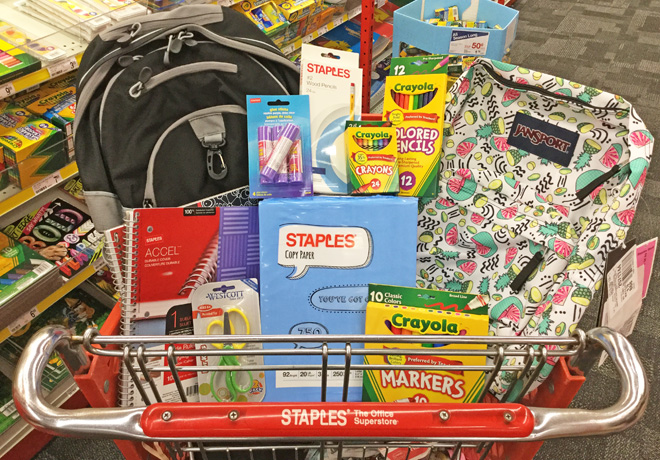 Staples Back To School Deals (Week 7/29 - 8/4) - School Supplies for UNDER $1!