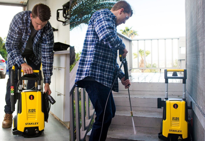 Amazon: Stanley Electric Pressure Washer Only $139 (Regularly $219) + FREE Shipping
