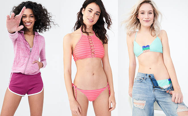 Aeropostale: Up to 90% Off Panties, Swim Separates & Shorts - From ONLY 99¢!
