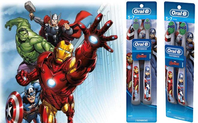 Amazon: Oral-B Avengers Toothbrush Twin Pack Just $2.69 (Regularly $7) - Best Price!