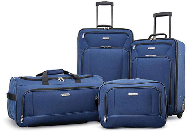 American Tourister 4-Piece Luggage Set for ONLY $59.49 + FREE Shipping (Reg $120)