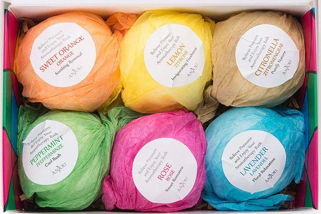 Anjou Bath Bombs Gift Set Only $5.59