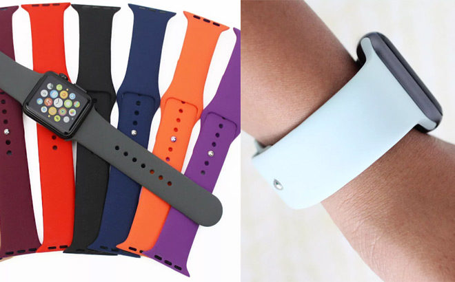 Apple Watch Silicone Bands ONLY $7.49 + FREE Shipping (Regularly $50)